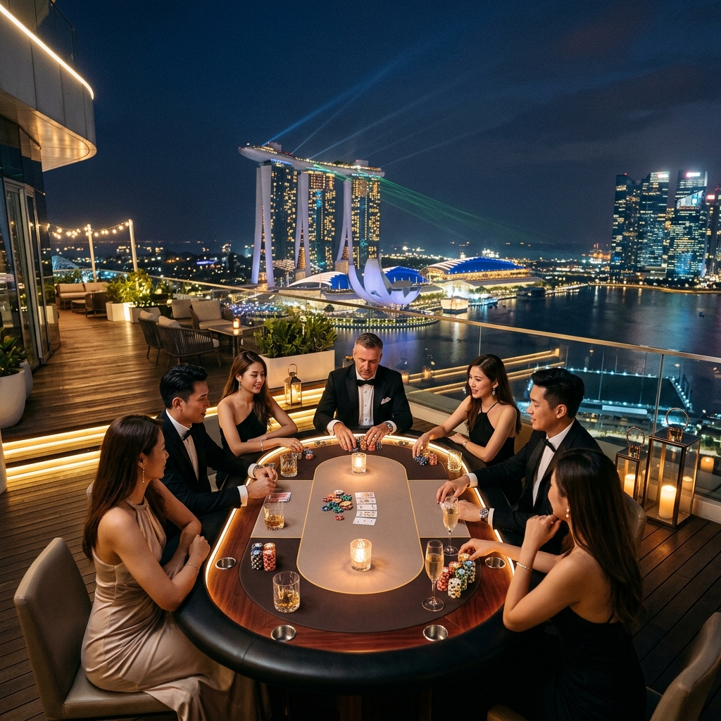 Skyline penthouse poker event Singapore